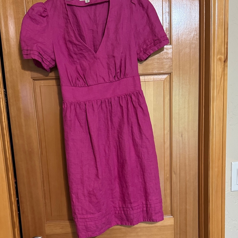 Boden Fuchsia Midi Dress